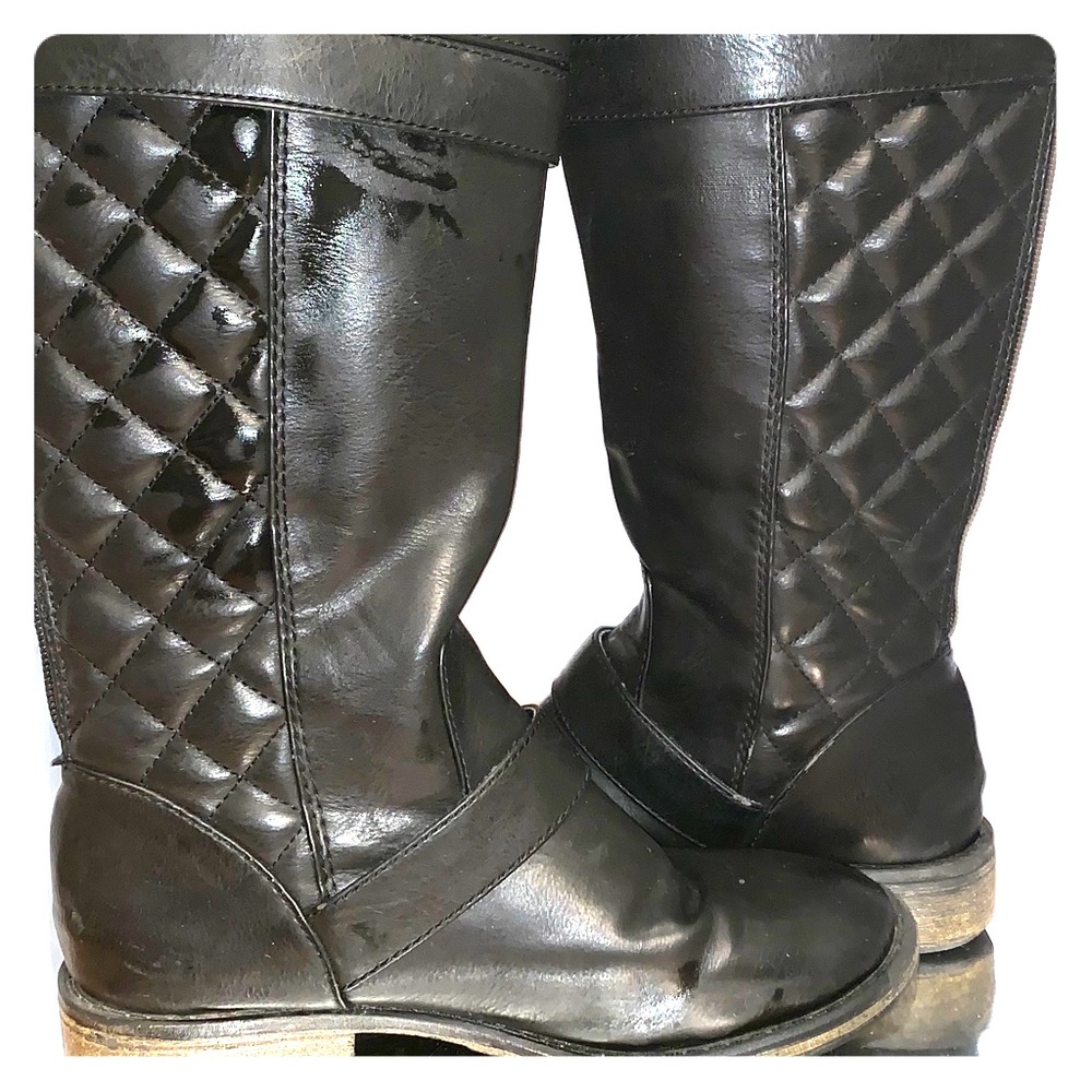 Black steve madden boots